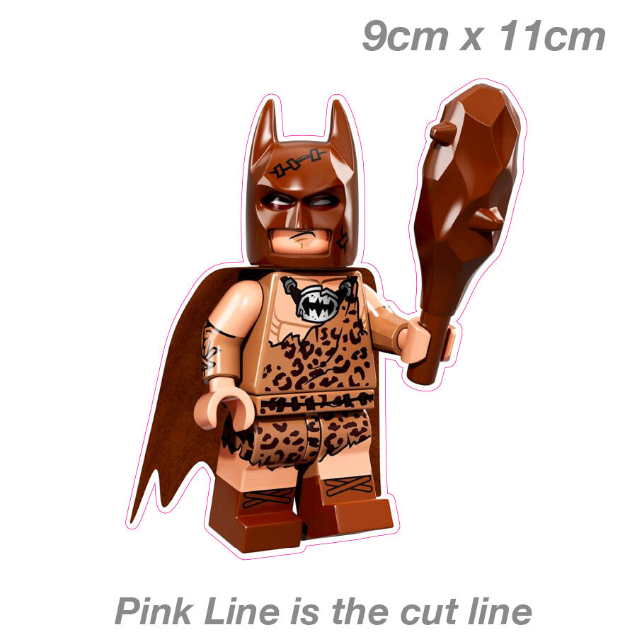 Cave Batman  Lego Vinyl  Sticker