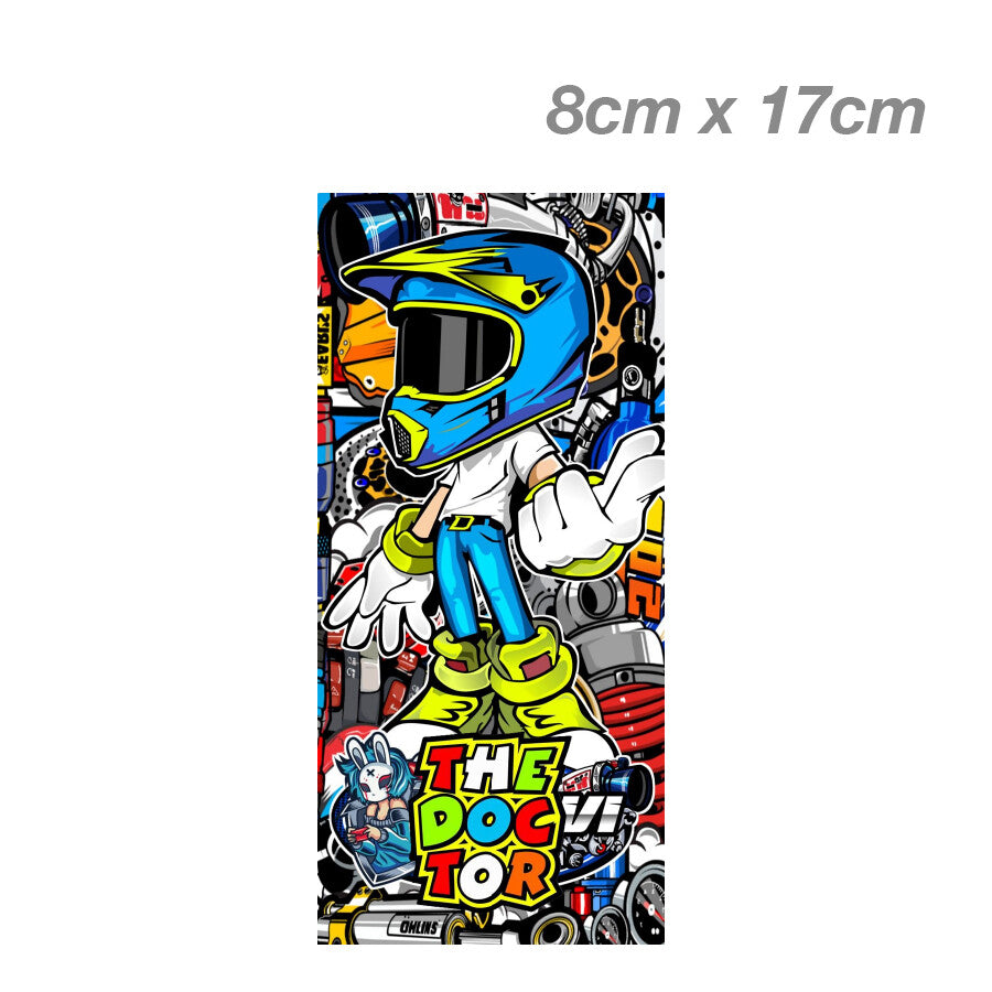 Valentino Rossi The Doctor 46 JDM  Laptop , Motorcycle Vinyl  Sticker