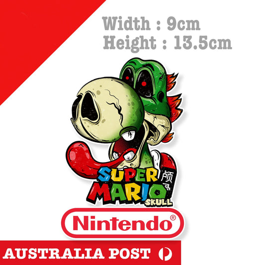 YOSHI Zombie - Super Mario Nintendo Decal Sticker 