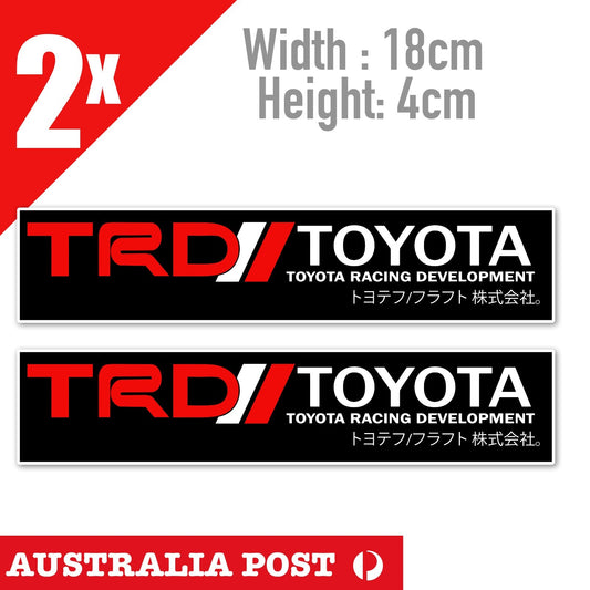 TOYOTA Racing Development TRD, Hilux 4x4 Truck Ute, 4Runner x4 Stickers