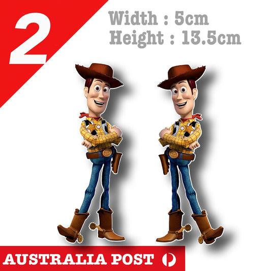 Woody Pixar Disney , Toy Story Cartoon Character Decal Vinyl  Stickers