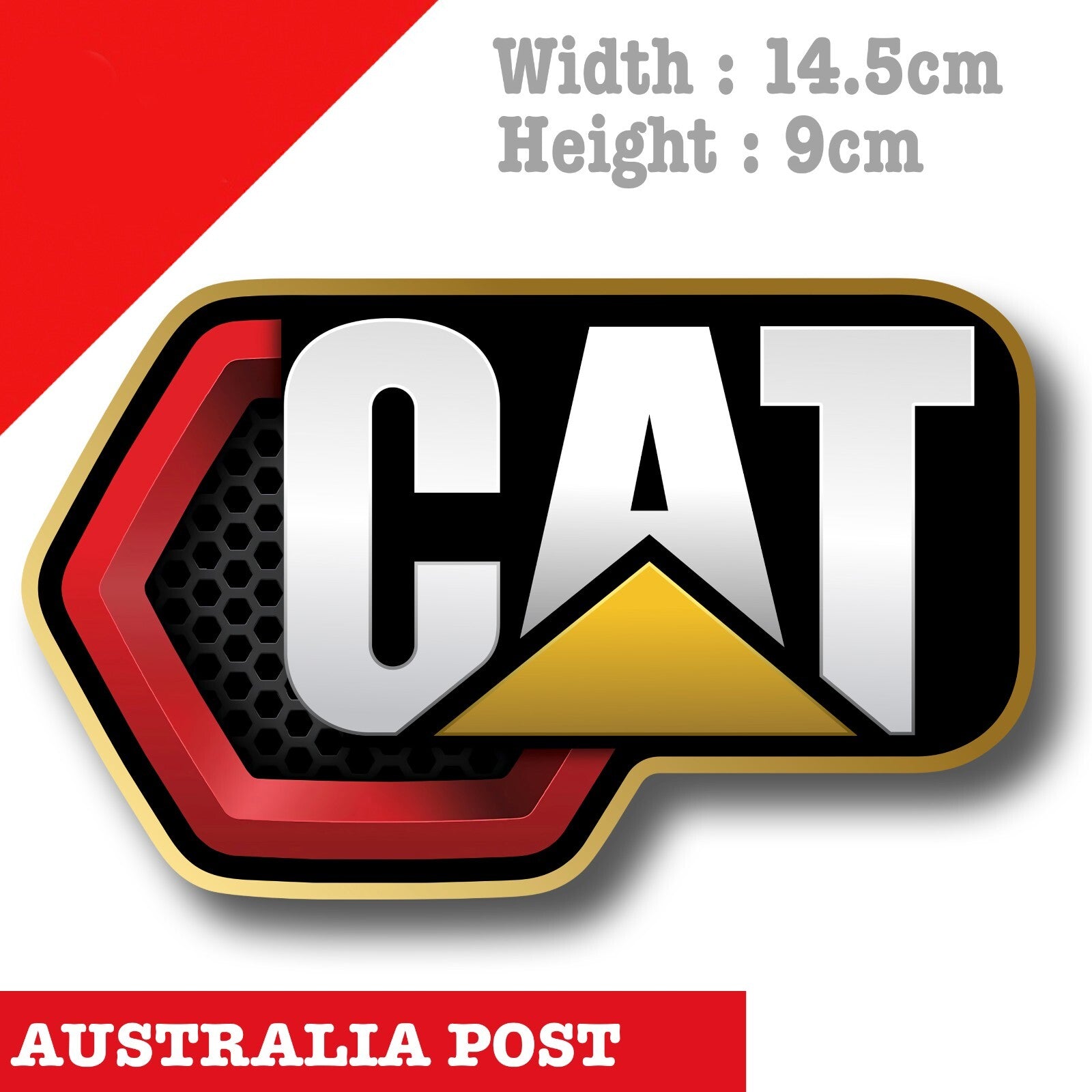 CATERPILLAR Diesel and Gas Logo  Laptop , Car  Sticker