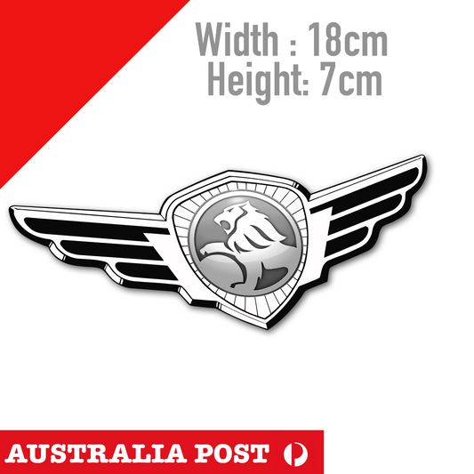 HOLDEN Grey Logo Racing WING - RIP HOLDEN Logo Sticker