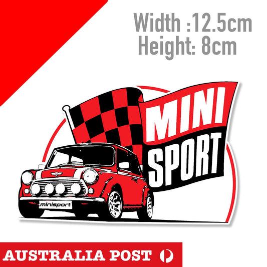 Mini Cooper Sport Racing,  JDM, Racing, Car  Sticker