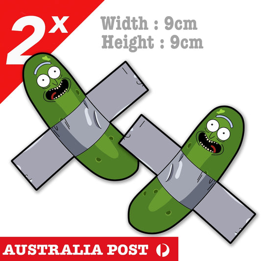 I'M PICKLE RICK - Rick and Morty Cartoon,Pickle Strap Funny Sticker