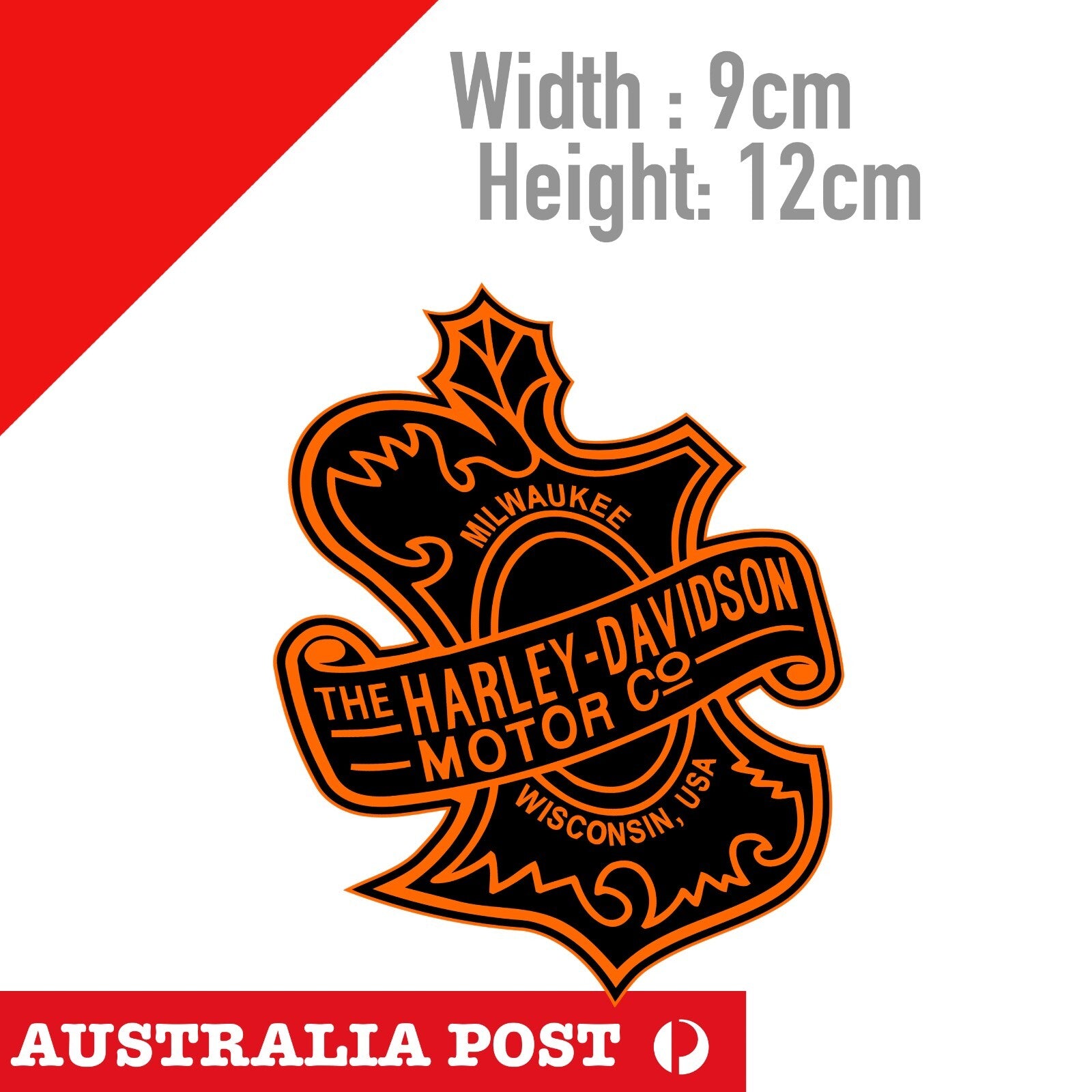 Harley DavidsonVintage Logo, Motorcycle ,Helmet, Fuel Tank  Sticker