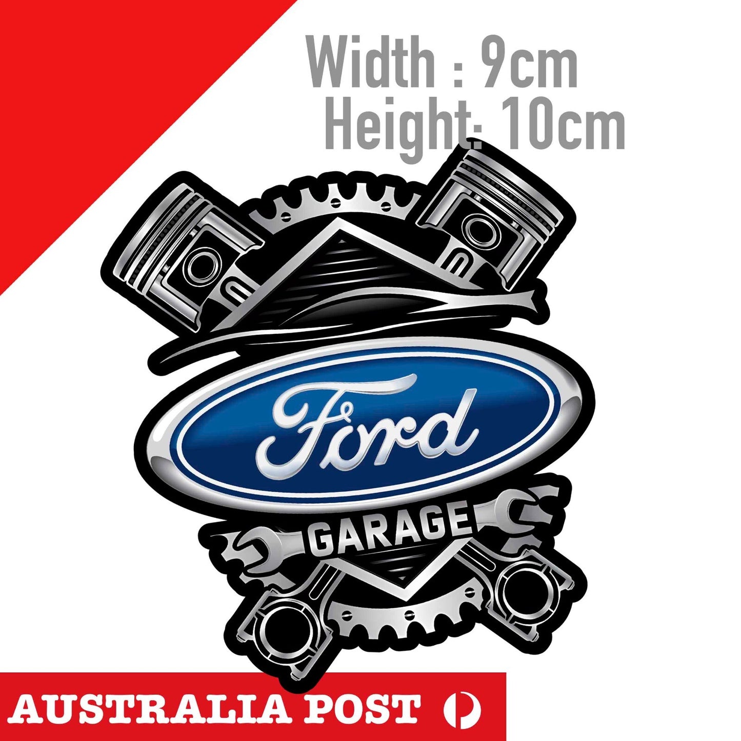 Ford GARAGE PISTON Logo Sticker