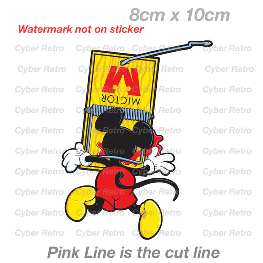 Disney Mickey Mouse - Mouse Trap Funny Sticker 