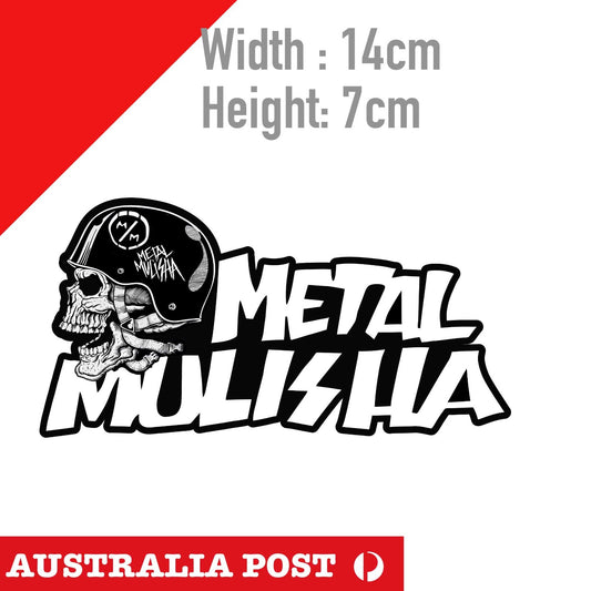 Metal Mulisha Skull,Motocross Dirt Bike 4x4 Off Road, Fuel Tank, Helmet Sticker