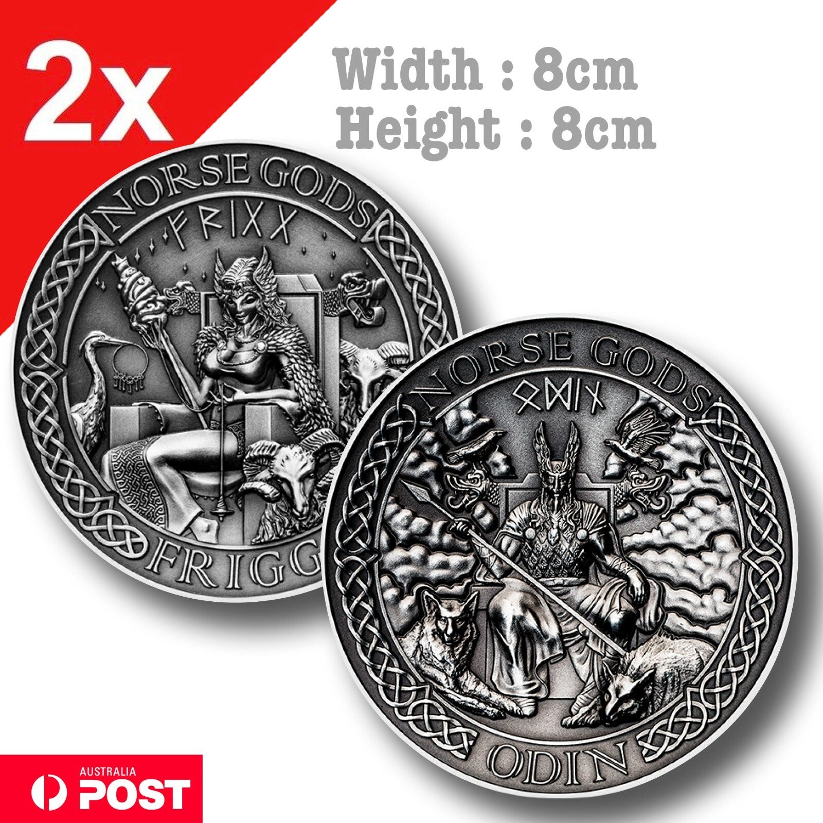 Odin Viking God, Viking Warrior Decal Sticker