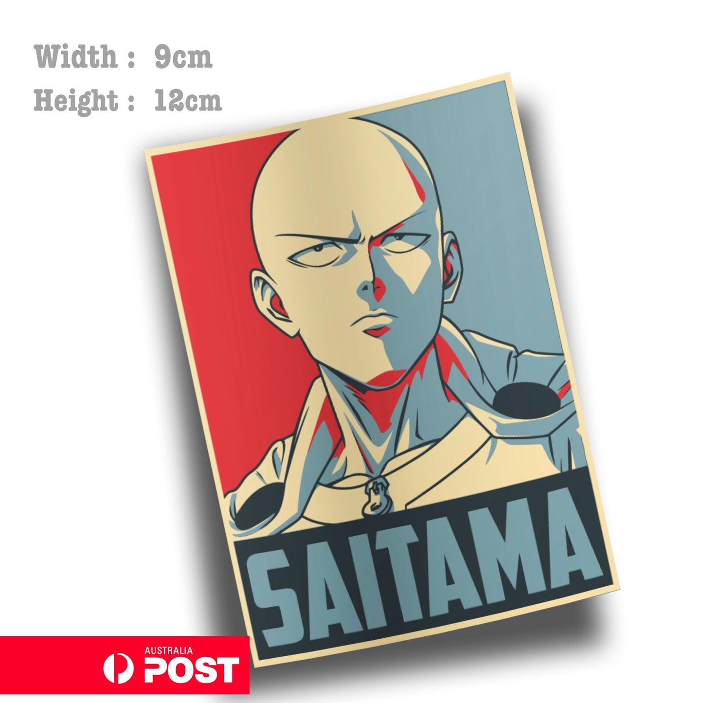 One Punch Man SAITAMA Poster  JDM Anime ,Laptop , Car  Decal Sticker