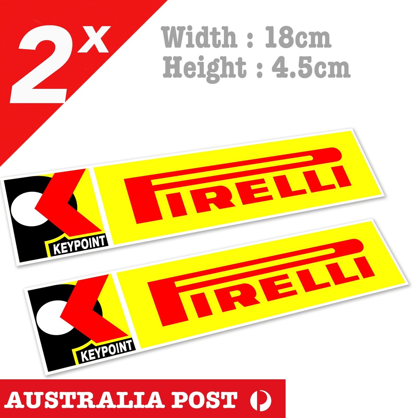 PIRELLI KeyPoint , Pirelli Logo Banner Stickers