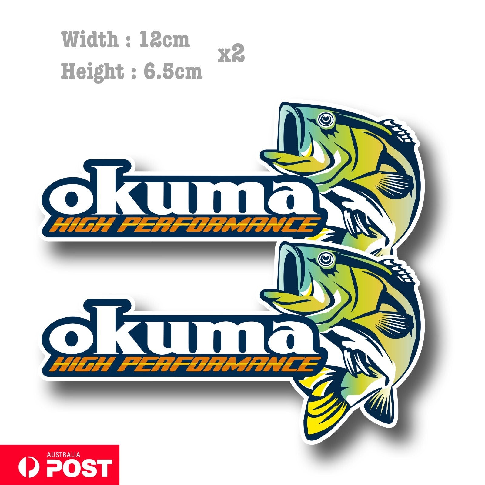OKUMA Sticker Decal Solterra Fishing Reel Boat Braid Line Nanofil Fireline