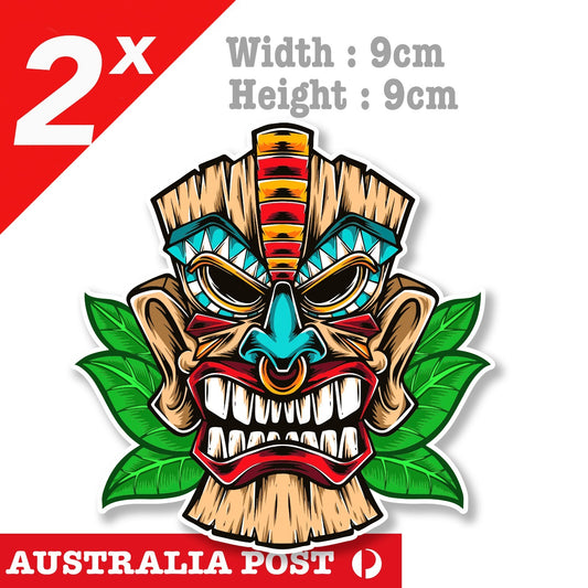 Tiki Mask,  Graffiti Urban, Crash Bandicoot Mask Sticker