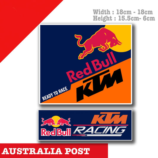 RED BULL KTM - Ready to Race Decal Stickers