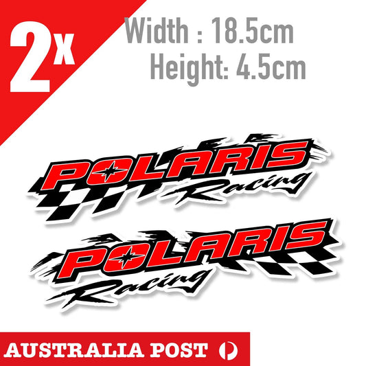 Polaris  Terrain Domination Racing Banner  Sticker