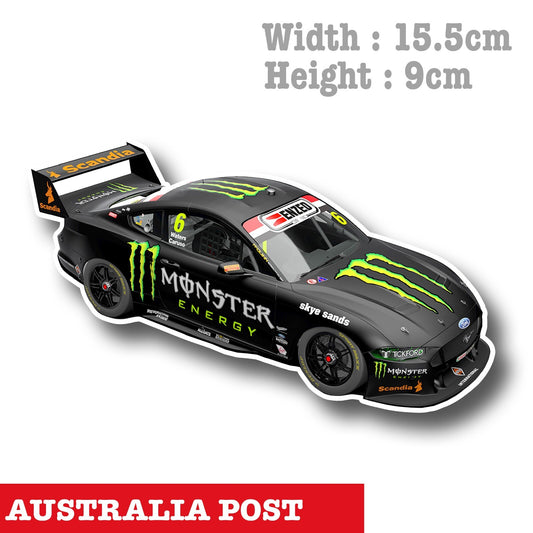 Monster Energy Mustang Supercar Championship  Laptop , Car  Vinyl  Sticker 