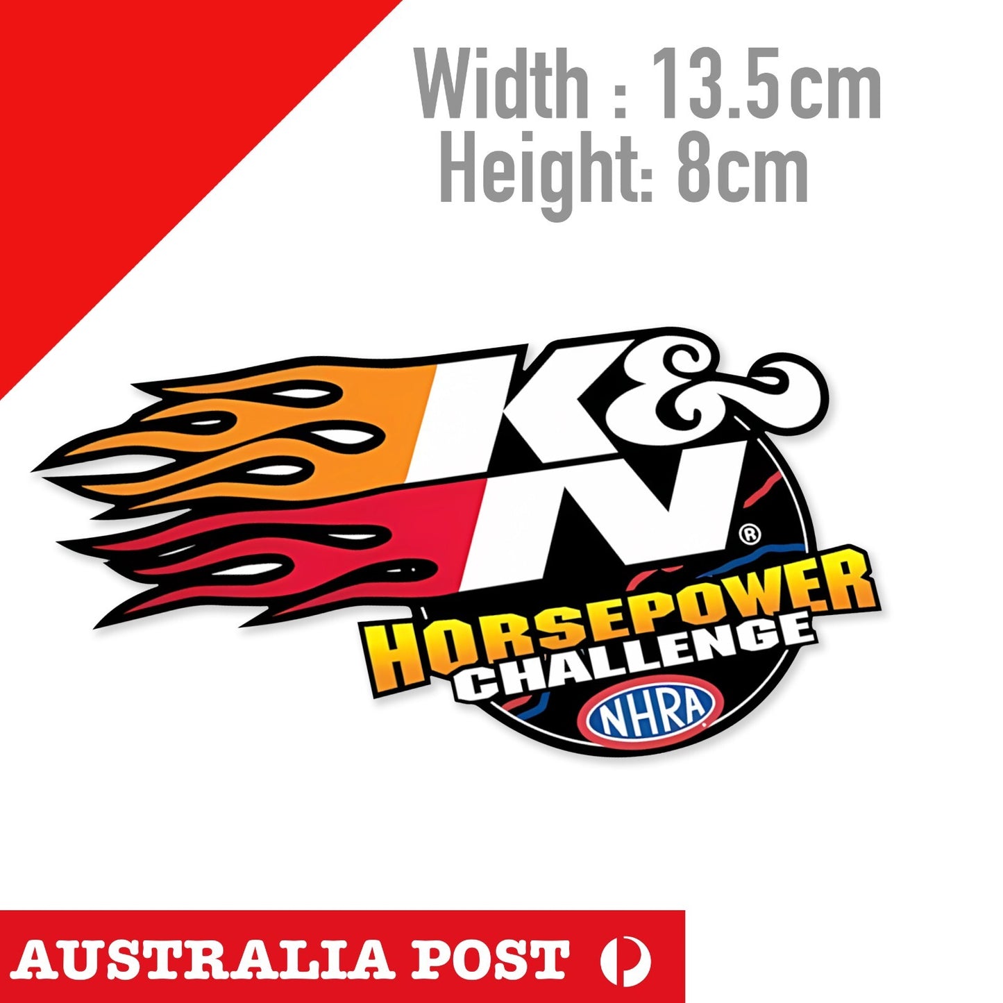 K&N Performance Filter HORSEPOWER Challenge Logo Sticker