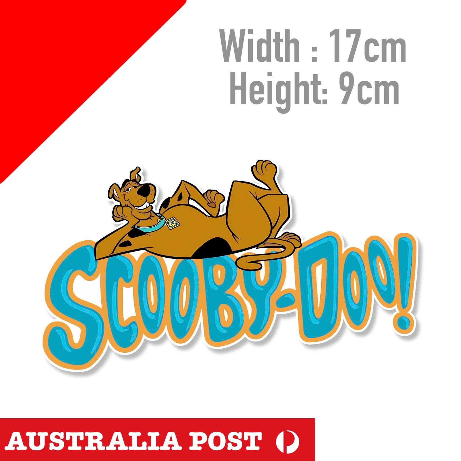 Scooby Doo Logo MYSTERY MACHIN Logo, Laptop , Car Cartoon Dog Sticker