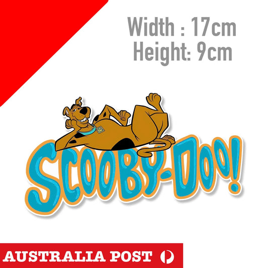 Scooby Doo Logo MYSTERY MACHIN Logo, Laptop , Car Cartoon Dog Sticker