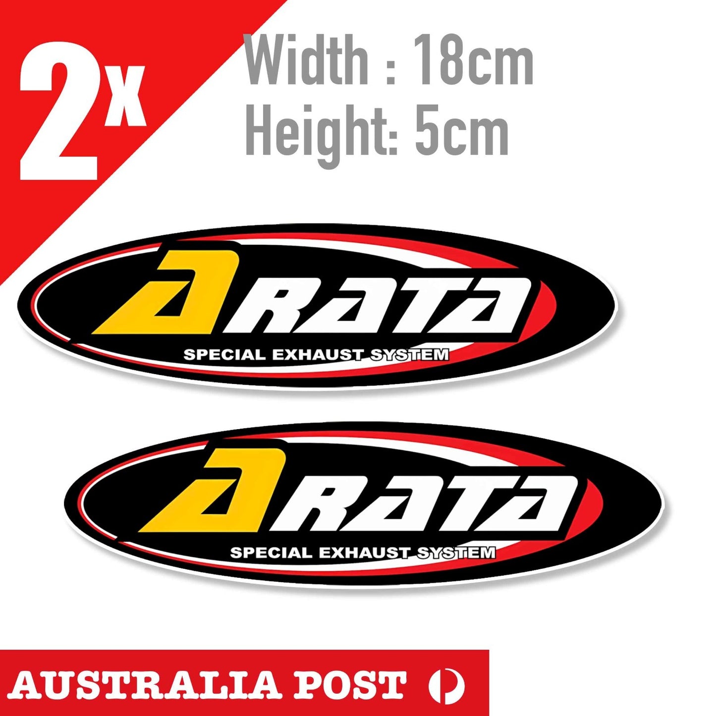 Arata Exhaust System  Motorcycle Logo ,Off Road, 4X4  Sticker