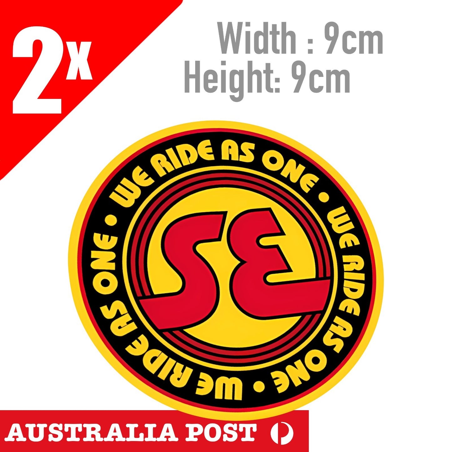 SE Racing Bike Life Round Decal  BMX Bike Frame Landing Gear  BMX Sticker