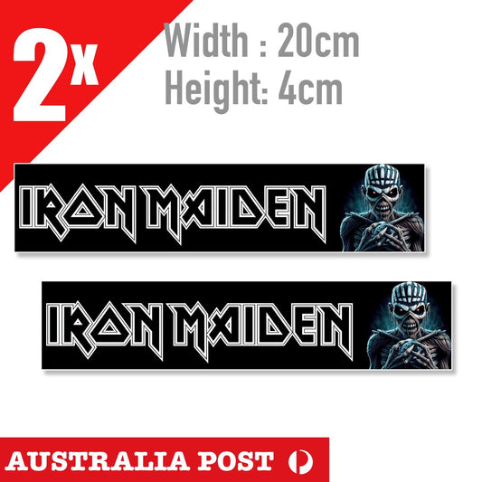 Iron Maiden Skeleton Mummy Banner Sticker Decal band album