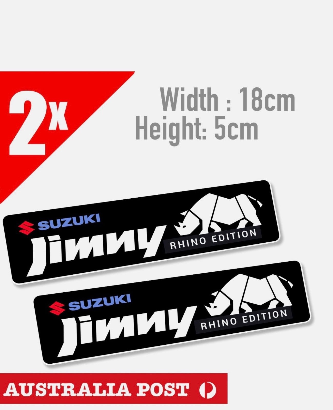 RHINO EDITION Off Road Logo , 4X4 for Suzuki banner Off Road Jimny sticker