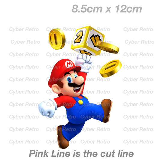 Super Mario Gold Coin Arcade Retro Nintendo Game  Sticker