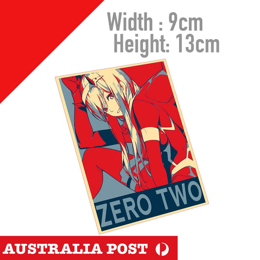 Zero Two Darling in The Franxx JDM Laptop , Car  Decal Sticker 