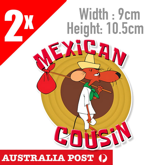 Slowpoke Rodriguez MEXICAN COUSIN Funny Cartoon Sticker