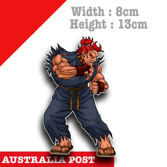Street Fighter II: The World Warrior Akuma Super Street Fighter Decal Sticker