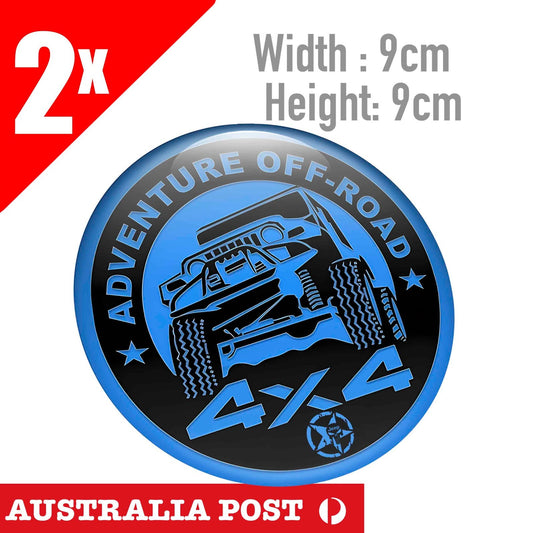 JEEP ADVENTURE OFF-ROAD Skull Badge Round,Laptop , Car , 4x4, Off Road  Sticker