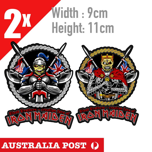 Iron Maiden Skeleton Blood Brothers Sticker Decal band album  Sticker