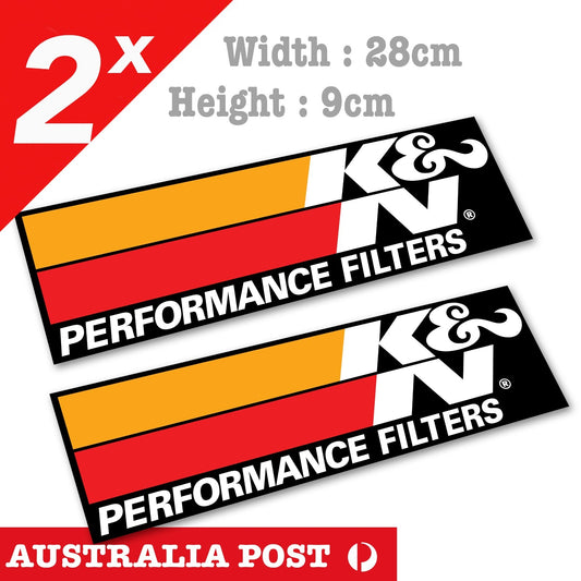 K&N Performance Filter Black Laptop , Car  Stickers