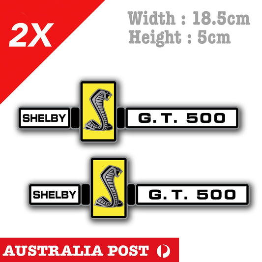 Ford Mustang Shelby Cobra GT500  Decal Stickers