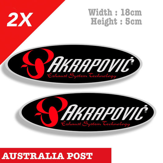 AKRAPOVIC Exhaust System Logo ,Off Road, 4X4  Stickers