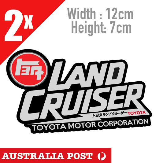 TOYOTA LAND CRUISER JDM JAPAN LOGO Stickers