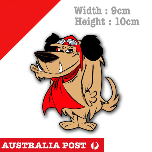 Dastardly and Muttley The Dod , Motorcycle, Helmet Cartoon Sticker