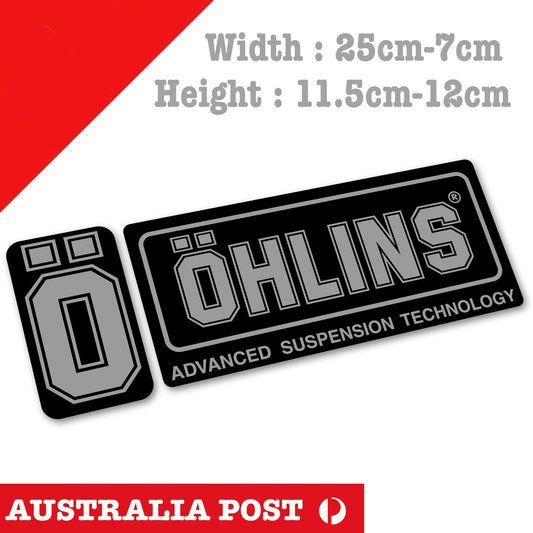 OHLINS Racing Advanced Suspension JDM , OHLINS Racing Stickers
