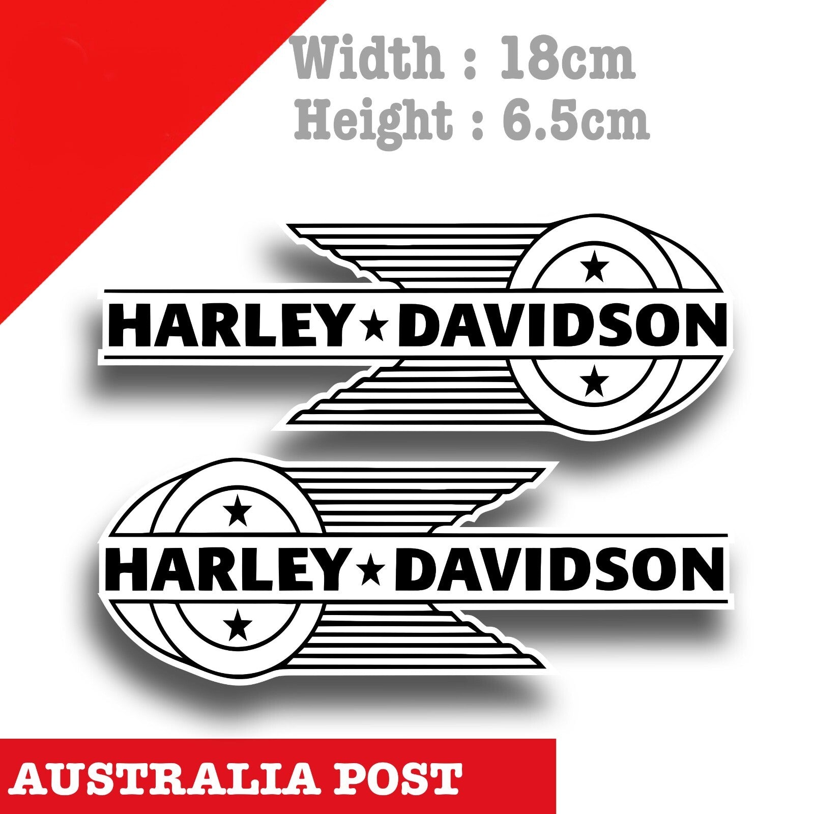 Harley Davidson Motorcycle , Fuel Tank, Helmet Logo Decal  Stickers