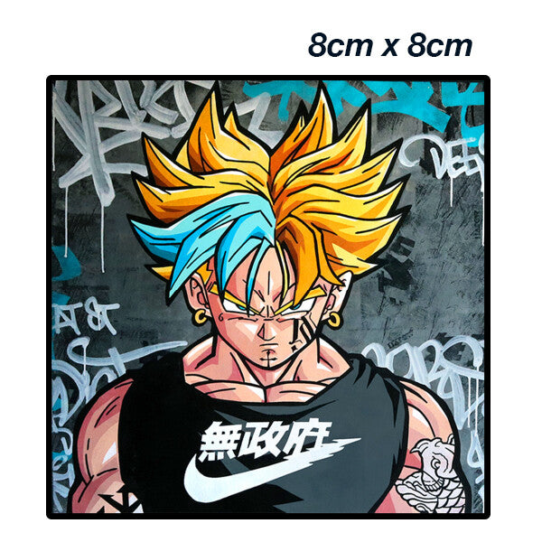 One Piece, VEGETA Nike  Poster JDM Laptop , Car  Sticker