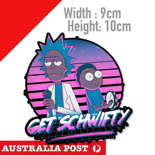 Rick and Morty - Get Schiwfty Bar Fridge  , Car  Sticker