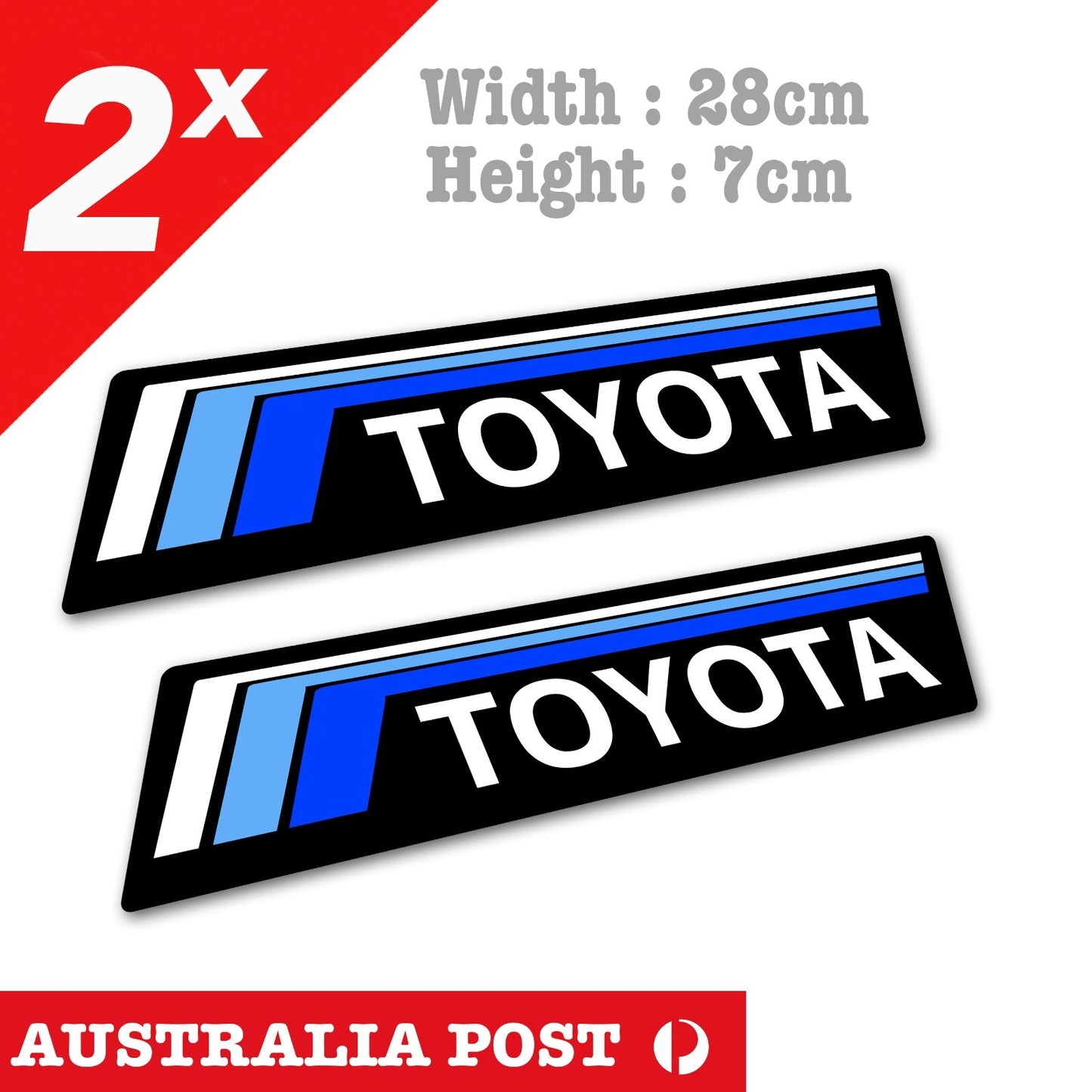 Toyota TRD Vintage Logo 4x4 Hilux Off Road 4WD  Vinyl  Stickers