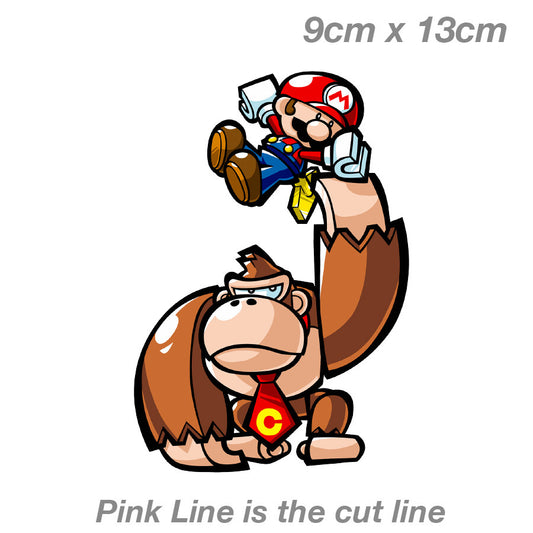 Super Mario Lego Mario Vs. Donkey Kong Game Character Sticker