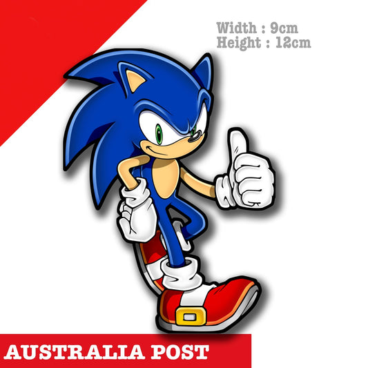 Sonic The Head hog Thumbs Up  Laptop  Vinyl  Sticker