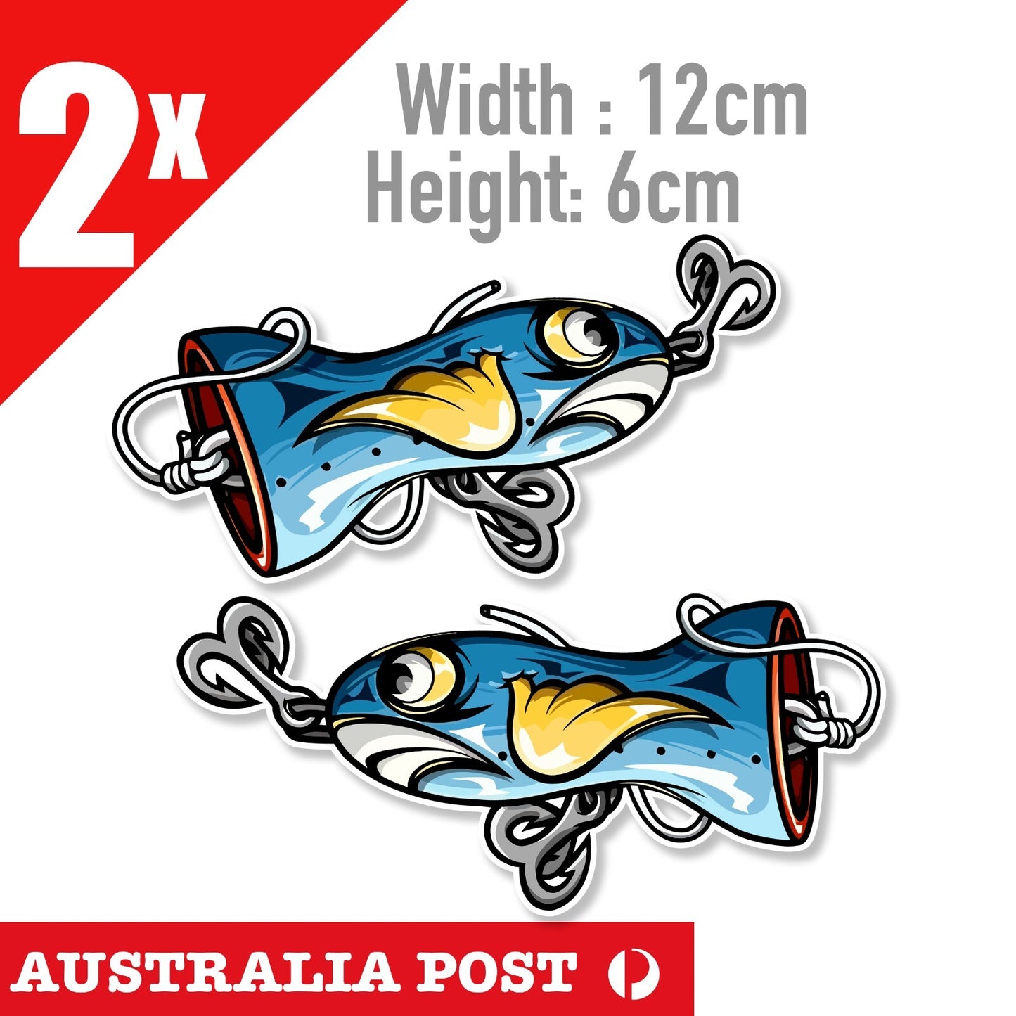 Fishing Lure JDM, Fishing Gear and Out Door Vinyl Stickers
