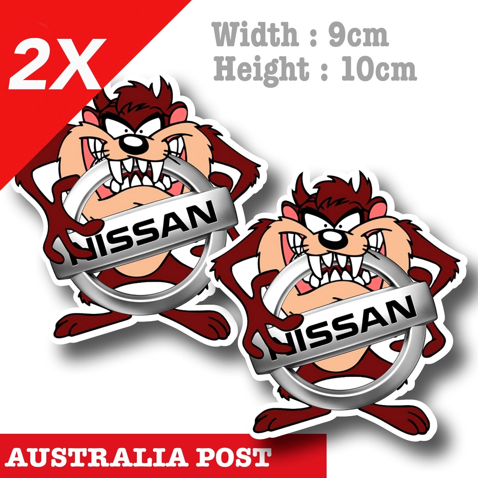 NISSAN Logo TAZ Tornado  Sticker 