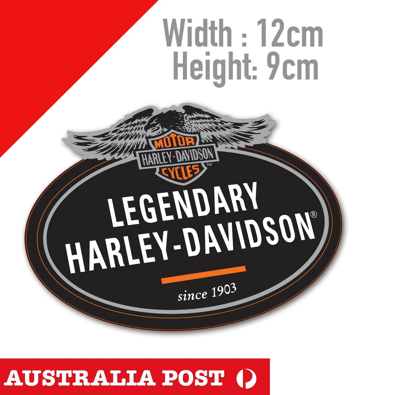Harley Davidson Motorcycle EAGLE LEGENDARY SINCE 1903  Sticker
