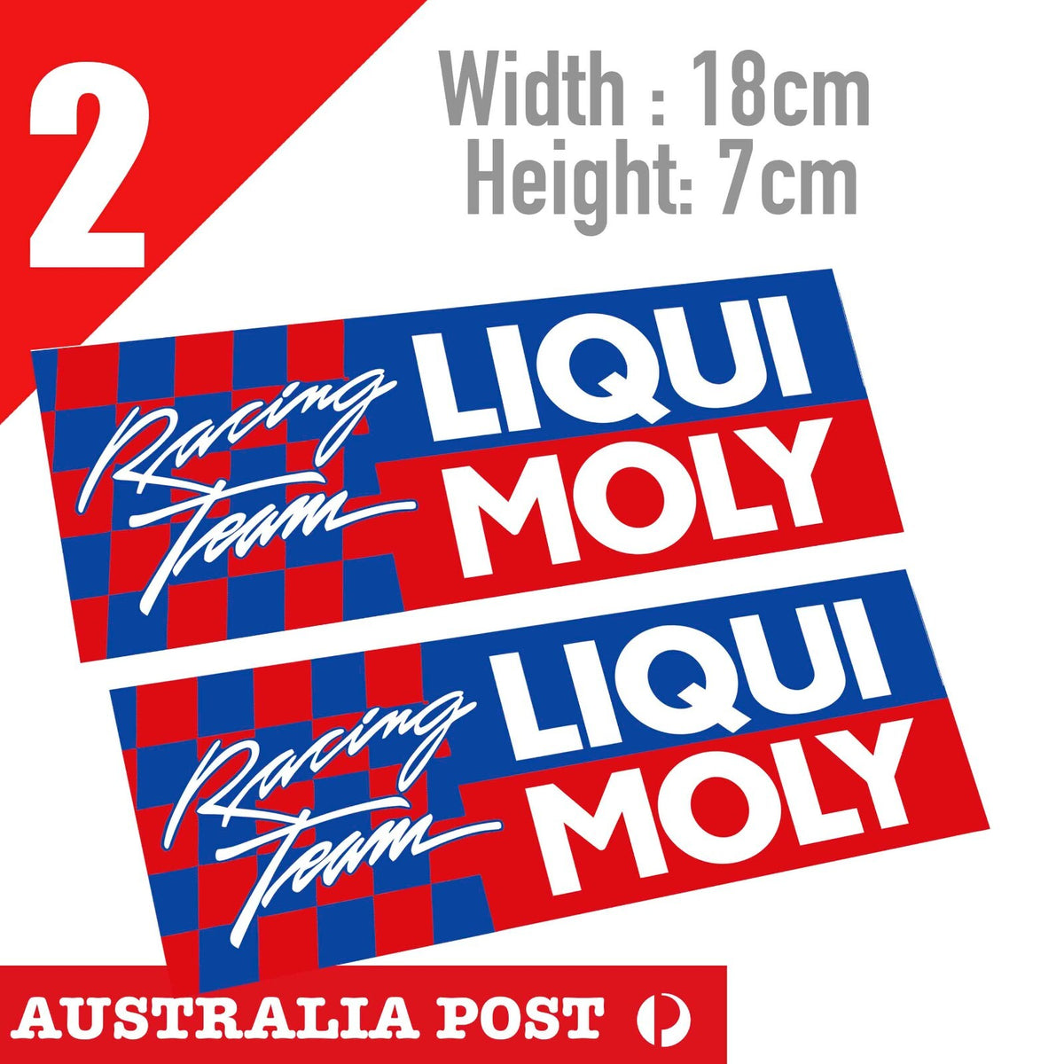 Liqui Moly Motor OIL & Additives , Racing Banner , Cars Vans Stickers